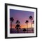 Stupell Industries Sunsets & Scattered Palm Trees Framed Print Under Glass, design by Jeff Poe Photography